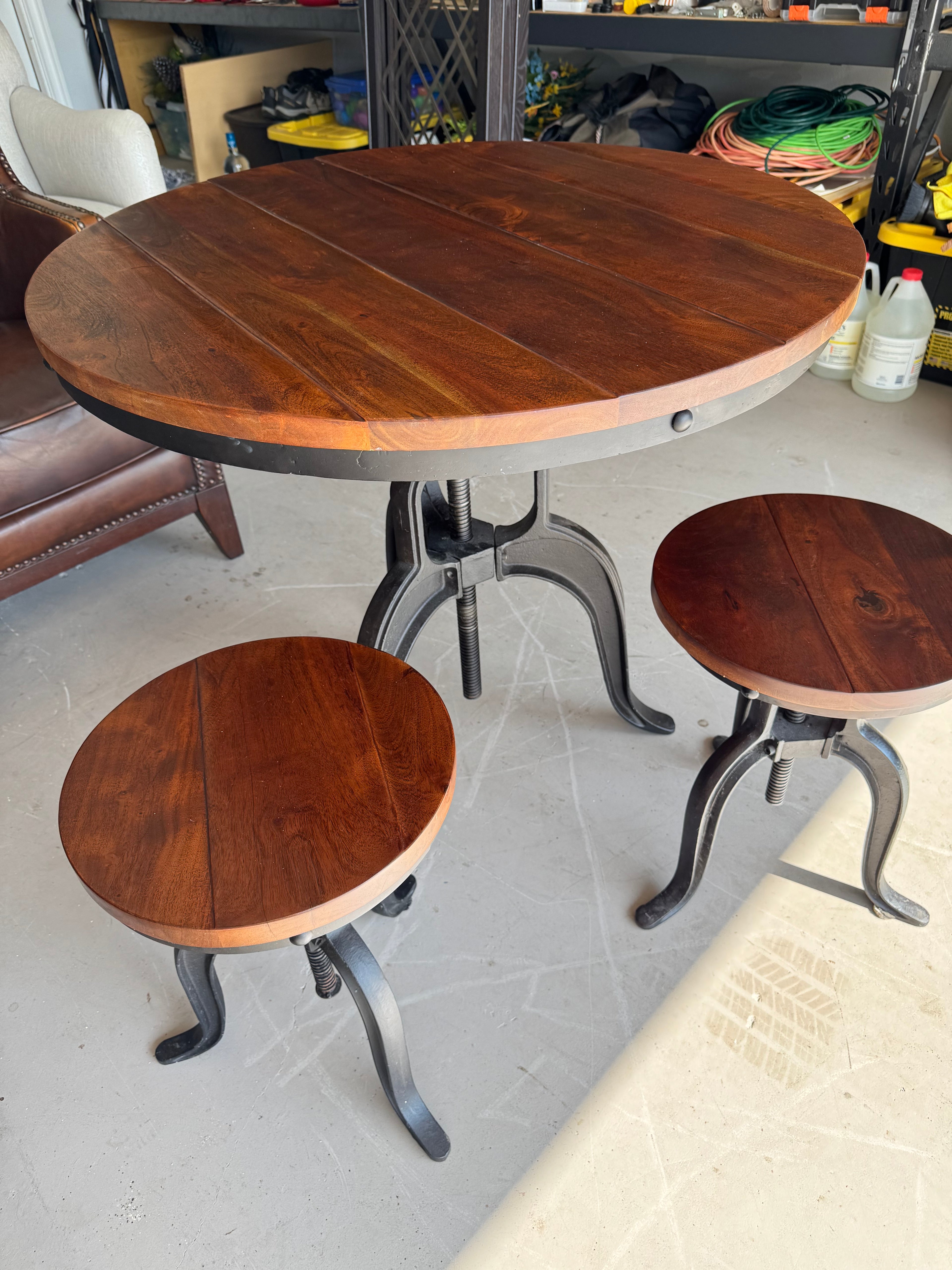 Adjustable Height Cafe Set