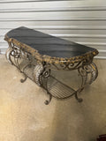 Stone Top Console