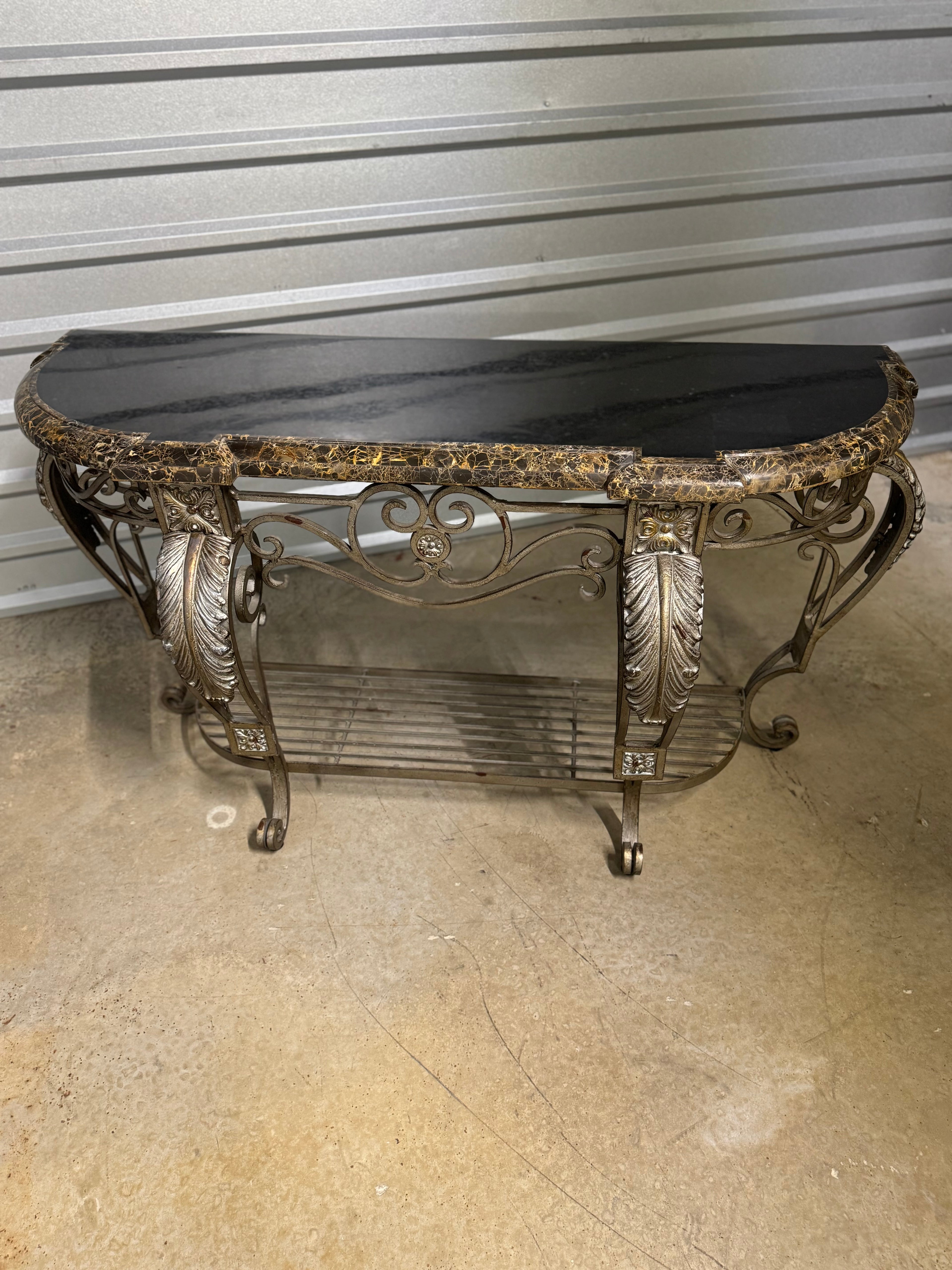 Stone Top Console
