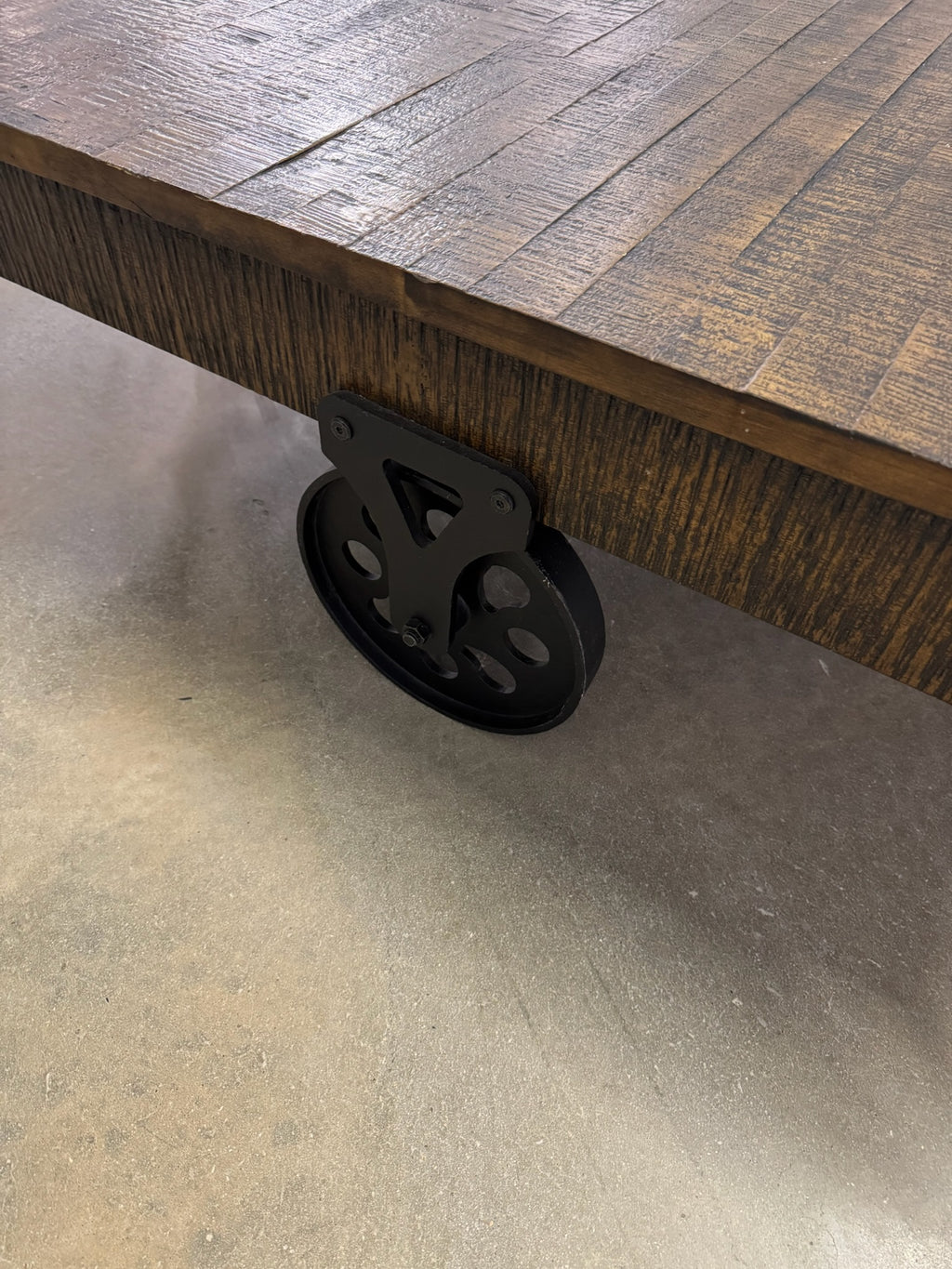Industrial Cart Cocktail Table