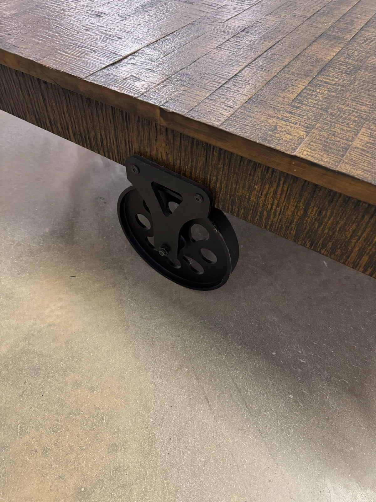 Industrial Cart Cocktail Table