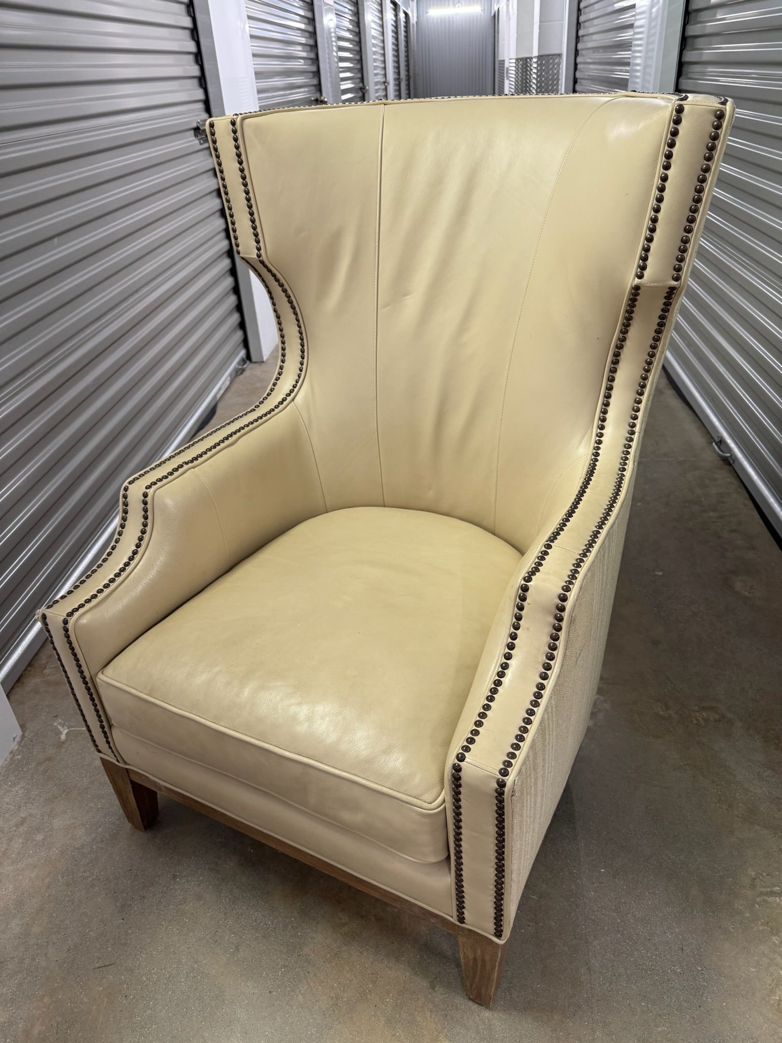Leather Wing Chair